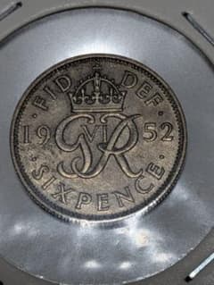 1952年 イギリス シックス・ペンス 硬貨 特年【確認用】 1952年 イギリス シックス・ペンス 硬貨 特年 - メルカリ