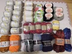 毛糸 まとめ売り ハマナカ スキー毛糸など37玉のサムネイル