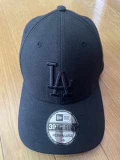 NEW ERA 39THIRTY LA キャップ ブラック M-Lのサムネイル