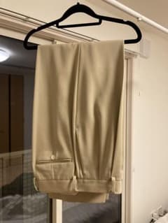 LIGHT WOOL MAX GABARDINE TWO-TUCK SLACKSのサムネイル