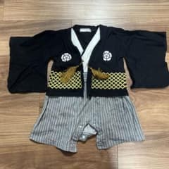 お食い初め　着物 ベビー服 70cm 歯固め石のサムネイル