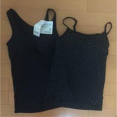 【一枚は新品未使用】2枚セットユニクロ ブラトップのサムネイル