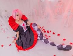 うさうさ様専用　リゼロ ラム ハートの女王 コスプレのサムネイル