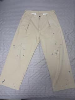 ANCELLM PAINT CHINO TROUSERS サイズ3のサムネイル