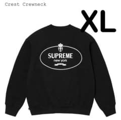 【XL】Supreme Crest Crewneck Blackのサムネイル