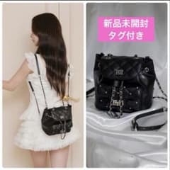 Darich キルティングビジューミニリュック 新品未開封 黒 ブラック BLK