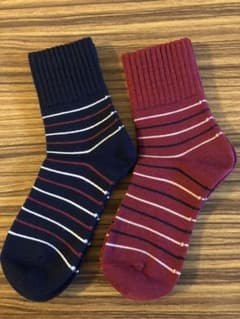 シャルレ  ソックス(足口ゆったり)  2足セットのサムネイル
