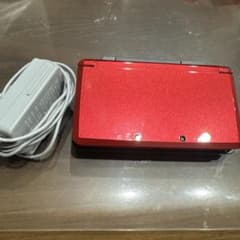 Nintendo 3DS レッド 本体 ACアダプター付きのサムネイル