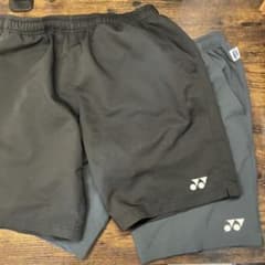 YONEX バドミントンパンツ JPサイズL Mグレーのみのサムネイル