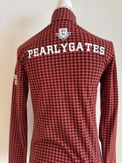 PEARLY GATES 千鳥格子 ハイネック長袖シャツのサムネイル