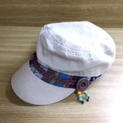 TITICACA ワークキャップ ベージュ 57.5cm　帽子のサムネイル