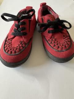 VANS キッズスニーカー 17cm レッド　ラバーソール　punkのサムネイル