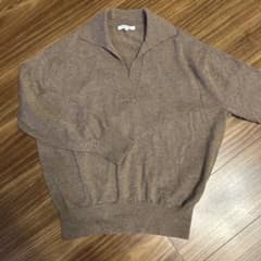 23区　スキッパー　ニット　(羊毛＋カシミヤ)のサムネイル