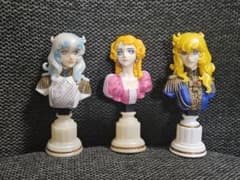ベルサイユのばら ミニ胸像 フィギュア 3体セット レトロのサムネイル