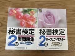 秘書検定2級 実問題集 & パーフェクトマスターのサムネイル