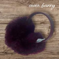 owen barry パープル ムートン イヤーマフ 耳あて イギリス製 - メルカリ