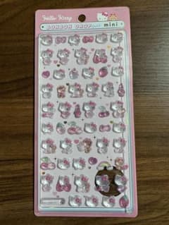 正規品　ボンボンドロップシールミニ　サンリオ　キティ　ピンクのサムネイル