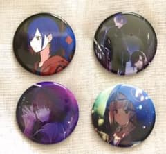 【花譜展  3.5D  花譜  缶バッチ 4点 難あり】のサムネイル