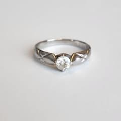 CHANEL マトラッセリング0.30ct Pt950 11.5号VVS1鑑定書 CHANEL(シャネル)マトラッセリング 0.3ct Pt950 11.5号 - メルカリ