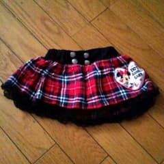 ミニーちゃん チェック スカートのサムネイル