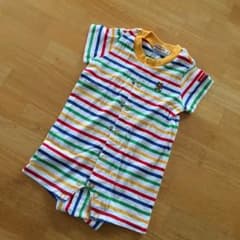 にー様○MIKI HOUSE ☆ 半袖ロンパース  size70のサムネイル