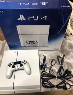 【美品】プレステ4 本体 PS4 CUH-1200A B02 ホワイトのサムネイル