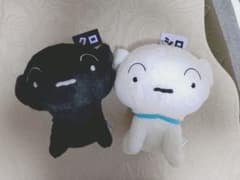 クレヨンしんちゃん シロ クロ ぬいぐるみ 2体セットのサムネイル