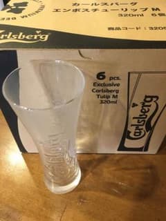 カールスバーググラス  320ml  1箱6個いり。のサムネイル