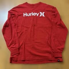 Hurley レッド 長袖カットソー Mサイズのサムネイル