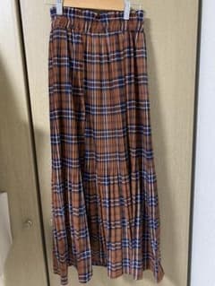 チェックロングプリーツスカートのサムネイル