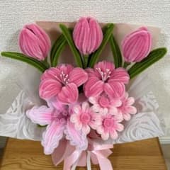 モールアート ピンク系ブーケ フラワーアレンジメントのサムネイル