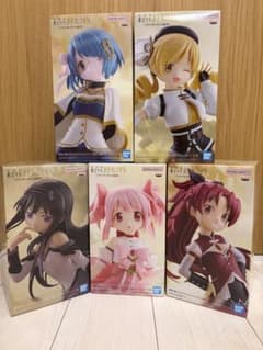 劇場版 魔法少女まどか☆マギカ フィギュア 5体セット②のサムネイル