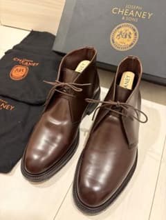 ジョセフ チーニー コードバン チャッカブーツ CROWFIELD バーガンディ 