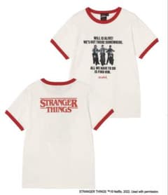 X-girl STRANGER THINGS BOYS RINGER TEEのサムネイル