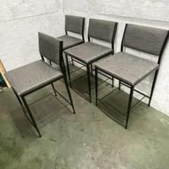 【ばら売り】カウンターチェア H406436-MTC-2 グレー 飲食店 店舗 店舗用品 椅子 イス いす A1939F ばら売り】カウンターチェア H406436-MTC-2 グレー A1939F - メルカリ
