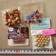 ビーズセット（木製・メタリックパール　など）のサムネイル