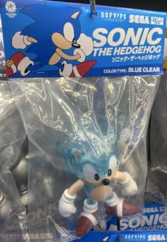 sofvips ソフビ ソニック ブルークリア セガストアトーキョー限定