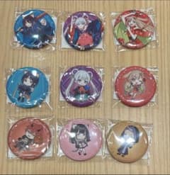 超かぐや姫！ ラウンドワン コラボ 缶バッジ コンプセット 9種類