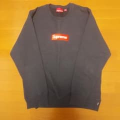 T*A様 Supreme ボックスロゴ クルーネック スウェット ネイビーのサムネイル
