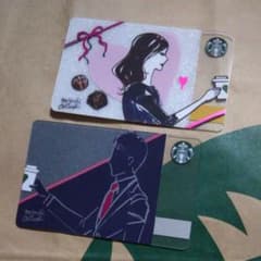 【値下げ】STARBUCKS カード バレンタイン限定のサムネイル