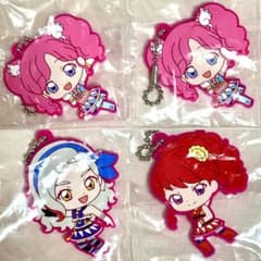 アイカツ ラバーマスコット 紅林珠璃 黒沢凛 天羽まどか ガチャのサムネイル