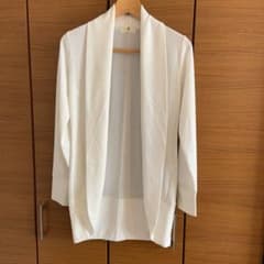 ❤︎ロングカーディガン　白❤︎のサムネイル