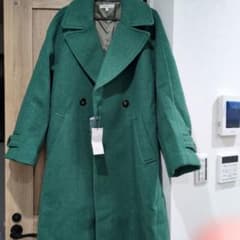 MOUSSY ロングコート グリーン サイズ2 - メルカリ