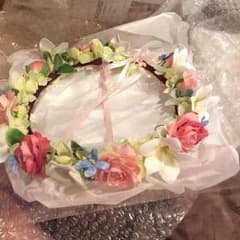 新品♩プルメリア花冠のサムネイル
