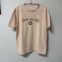 PAPAS ISLAND 半袖Tシャツ ペールピンクのサムネイル