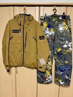 ミズノ　スキーウェア　上下セット　ジャケット2XL パンツXLのサムネイル