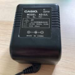 【純正品】CASIO カシオ キーボード用 ACアダプター AD-5JLのサムネイル