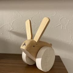 無印良品／福缶 福がまわる福卯　うさぎ