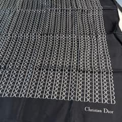 Christian Dior シルクスカーフ ロゴ　シルク100%のサムネイル