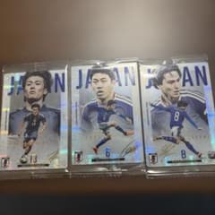 サッカー日本代表 ウエハーストレーディングカード 3枚セットのサムネイル